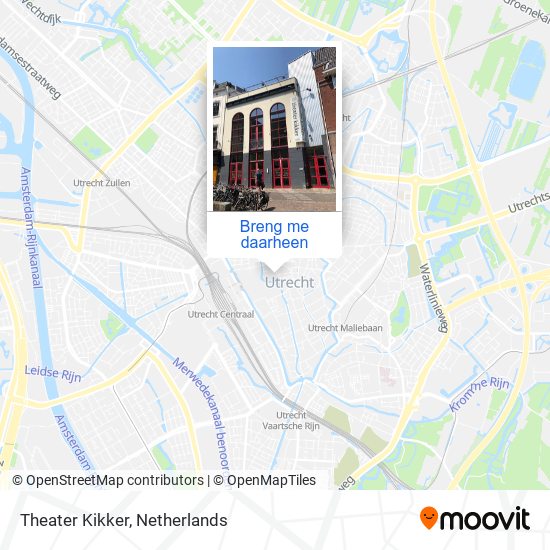 Theater Kikker kaart