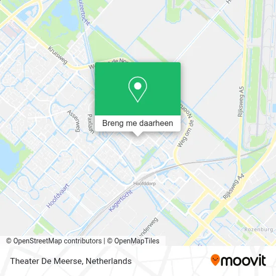 Theater De Meerse kaart
