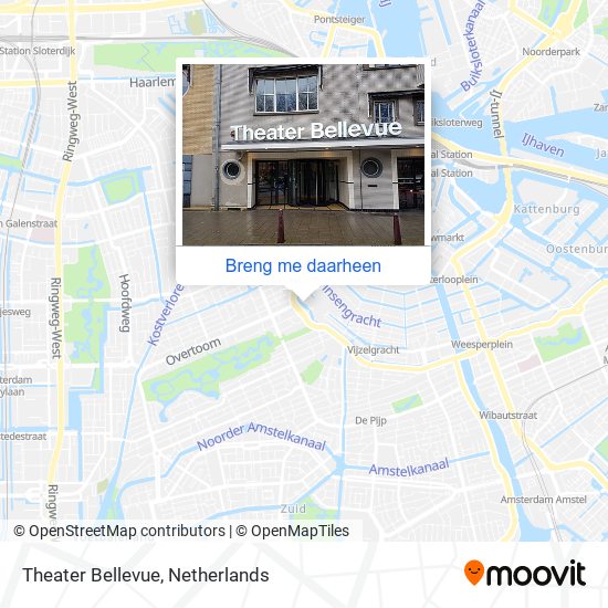 Theater Bellevue kaart