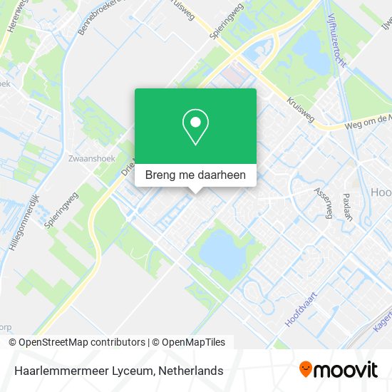 Haarlemmermeer Lyceum kaart