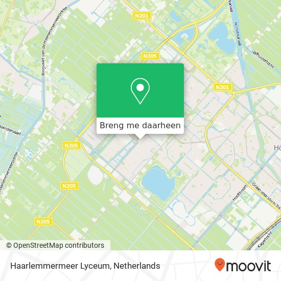 Haarlemmermeer Lyceum kaart