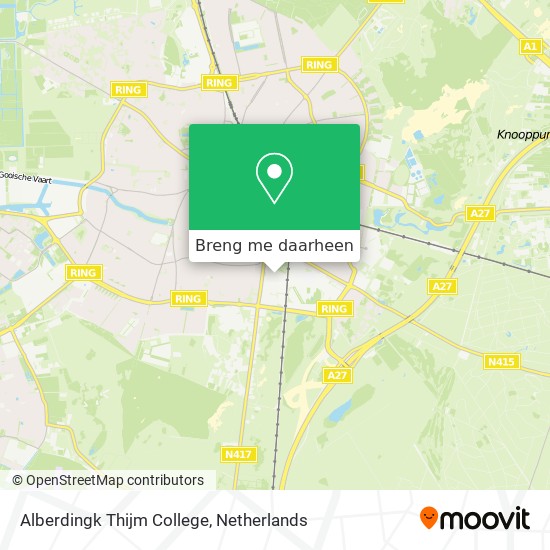 Alberdingk Thijm College kaart