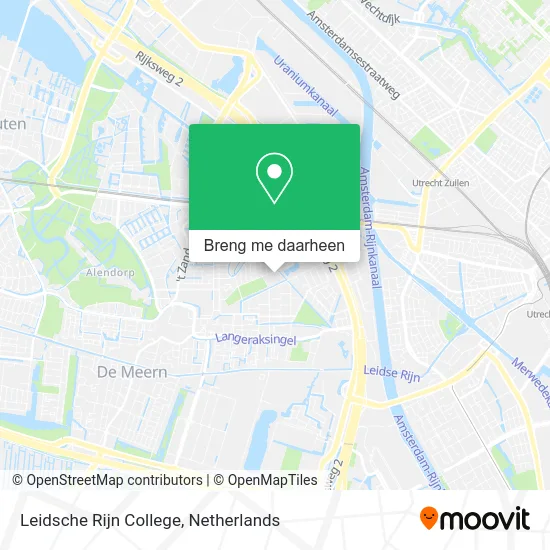 Leidsche Rijn College kaart