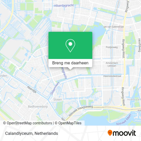 Calandlyceum kaart