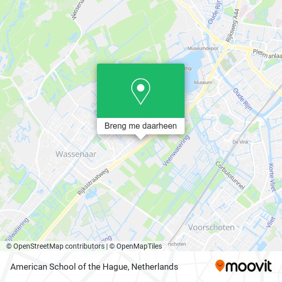 American School of the Hague kaart