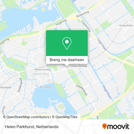 Helen Parkhurst kaart