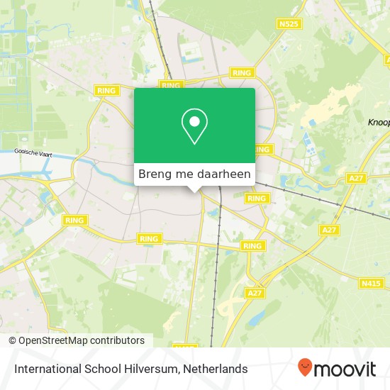 International School Hilversum kaart