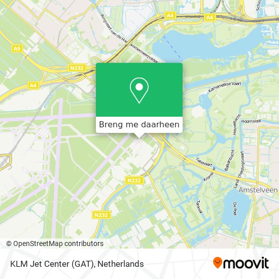 KLM Jet Center (GAT) kaart