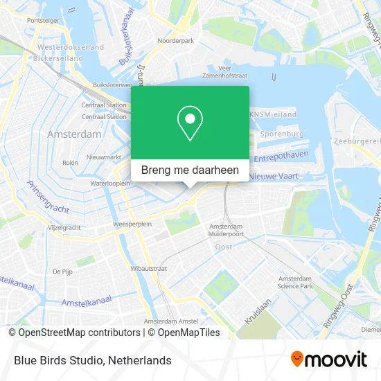 Blue Birds Studio kaart