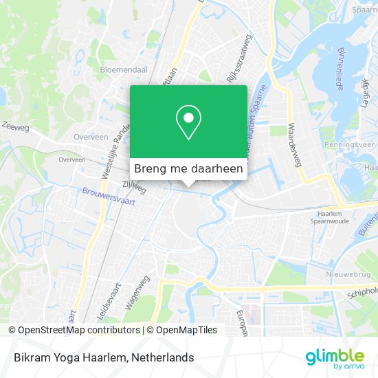Bikram Yoga Haarlem kaart