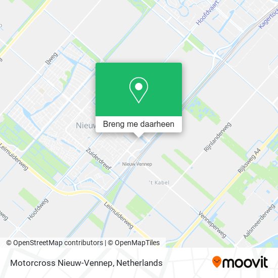 Motorcross Nieuw-Vennep kaart