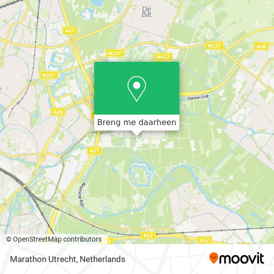 Marathon Utrecht kaart