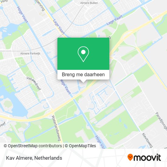 Kav Almere kaart