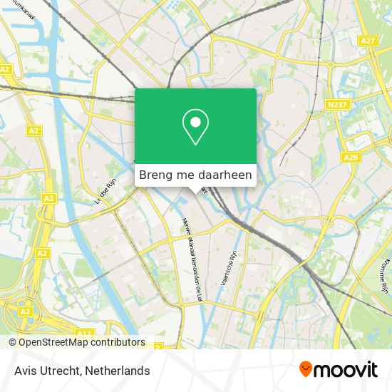 Avis Utrecht kaart