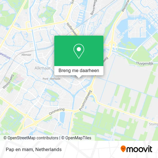 Pap en mam kaart