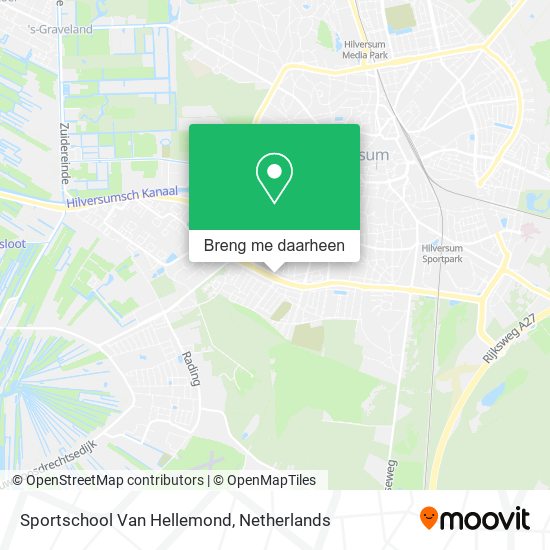 Sportschool Van Hellemond kaart