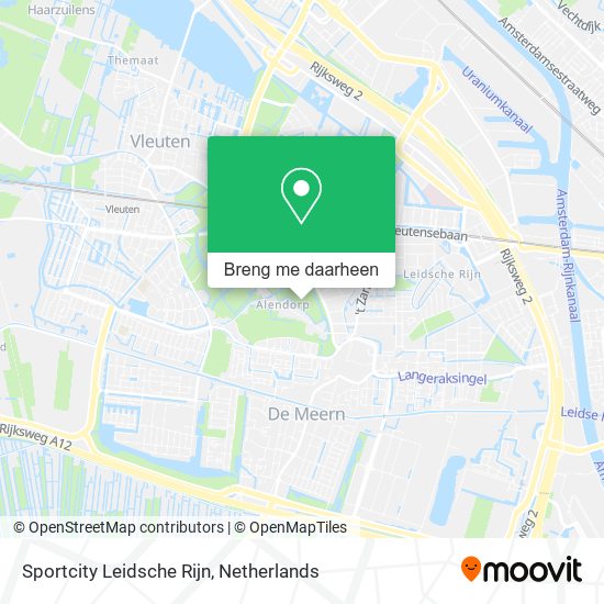 Sportcity Leidsche Rijn kaart