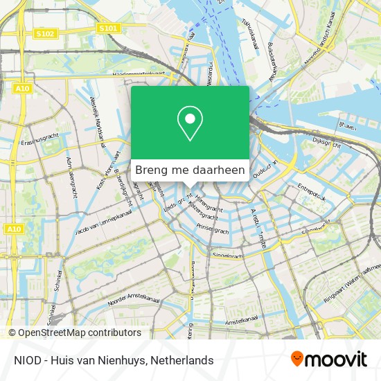 NIOD - Huis van Nienhuys kaart