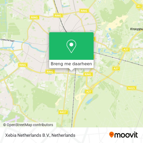 Xebia Netherlands B.V. kaart