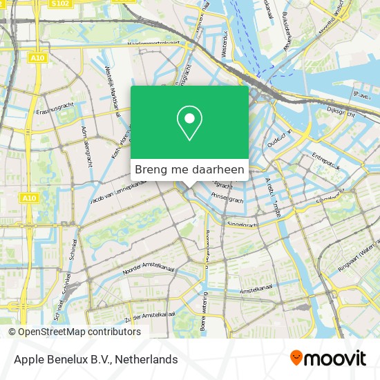 Apple Benelux B.V. kaart