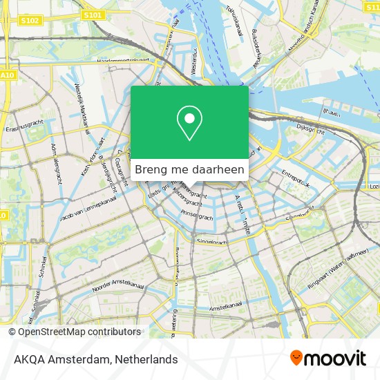 AKQA Amsterdam kaart