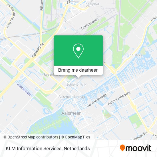 KLM Information Services kaart
