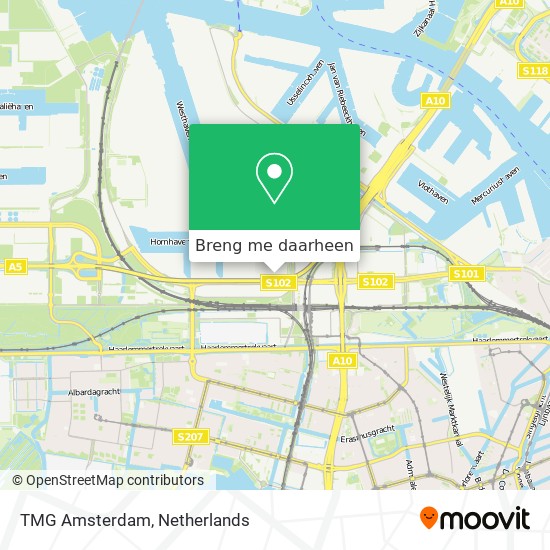 TMG Amsterdam kaart