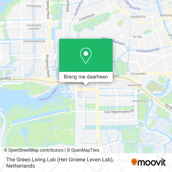 The Green Living Lab (Het Groene Leven Lab) kaart