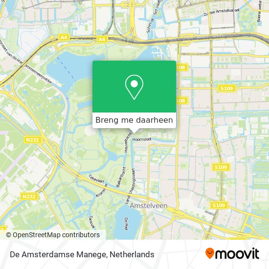 De Amsterdamse Manege kaart