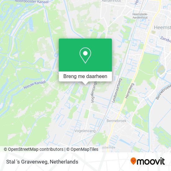Stal 's Gravenweg kaart