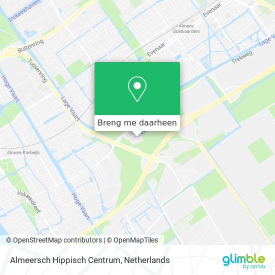 Almeersch Hippisch Centrum kaart