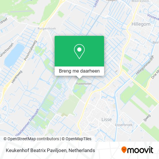 Keukenhof Beatrix Paviljoen kaart