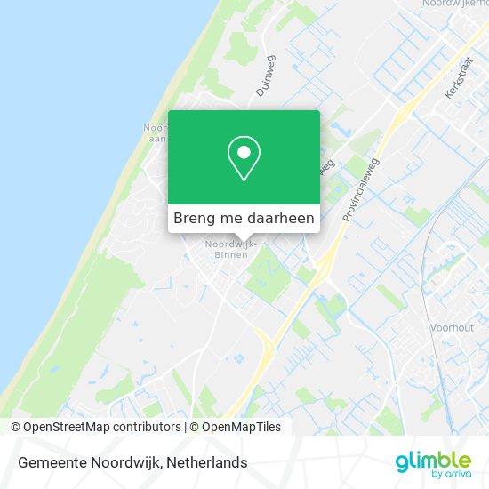 Gemeente Noordwijk kaart