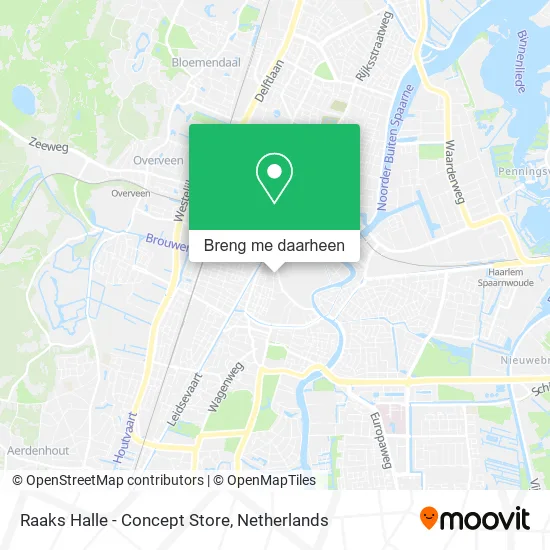 Raaks Halle - Concept Store kaart
