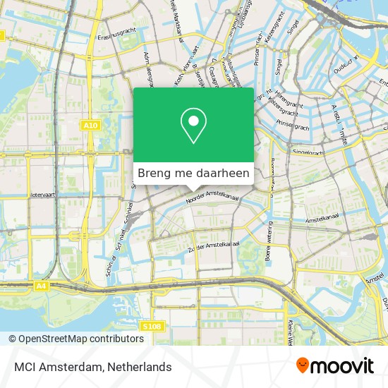 MCI Amsterdam kaart