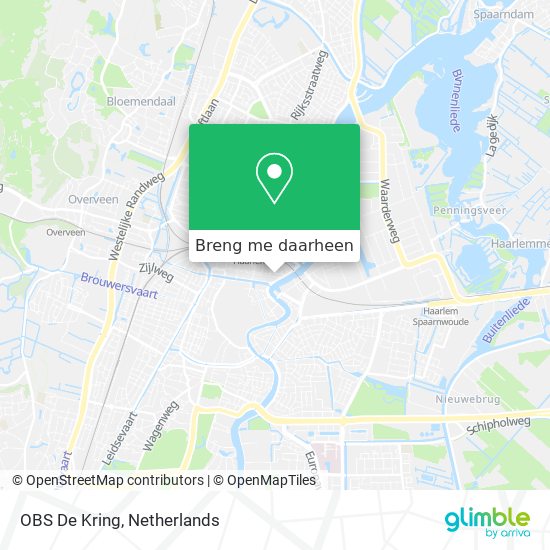 OBS De Kring kaart