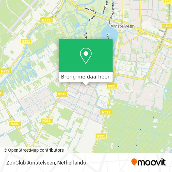 ZonClub Amstelveen kaart