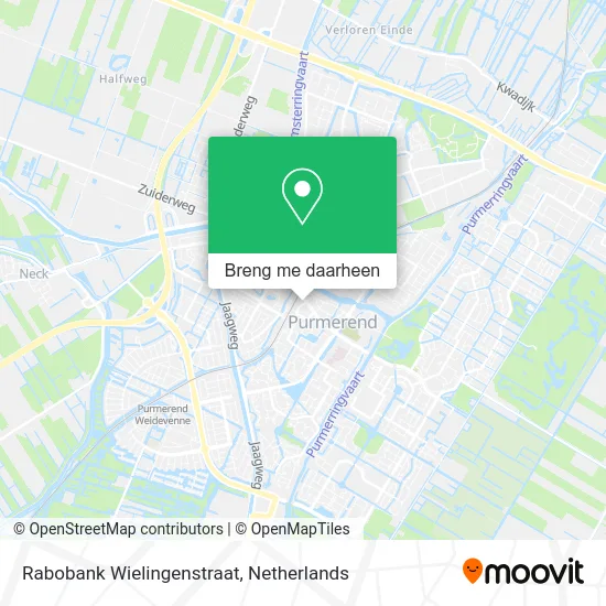 Rabobank Wielingenstraat kaart