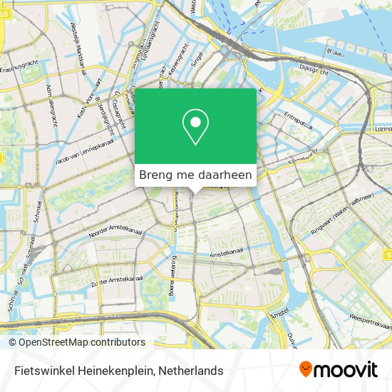 Fietswinkel Heinekenplein kaart