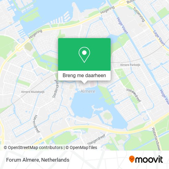 Forum Almere kaart