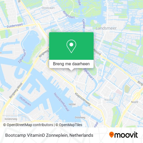 Bootcamp VitaminD Zonneplein kaart