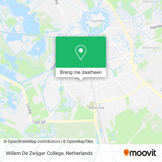 Willem De Zwijger College kaart