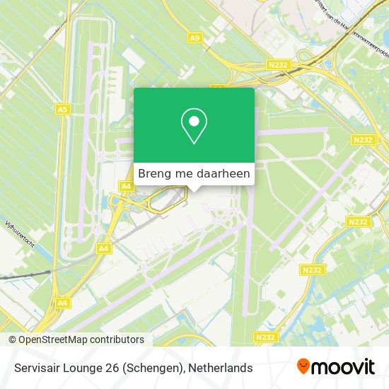 Servisair Lounge 26 (Schengen) kaart