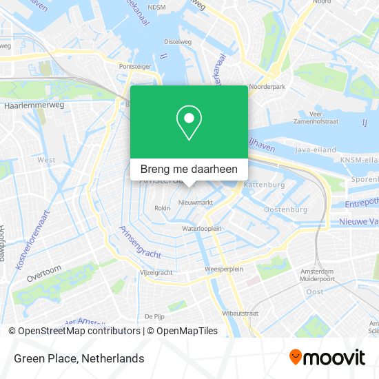 Green Place kaart