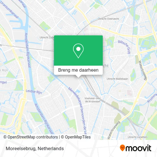 Moreelsebrug kaart