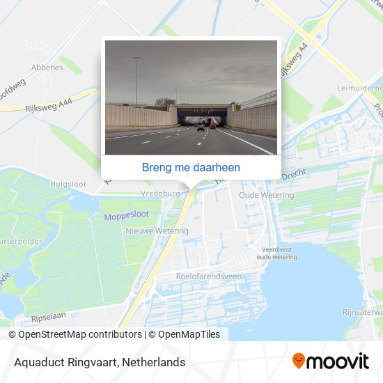 Aquaduct Ringvaart kaart