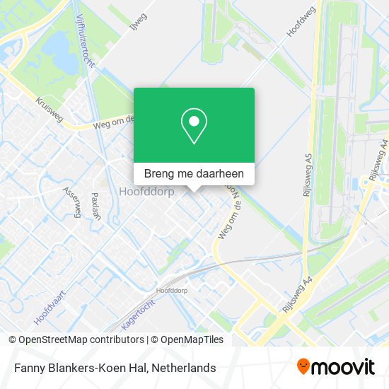 Fanny Blankers-Koen Hal kaart