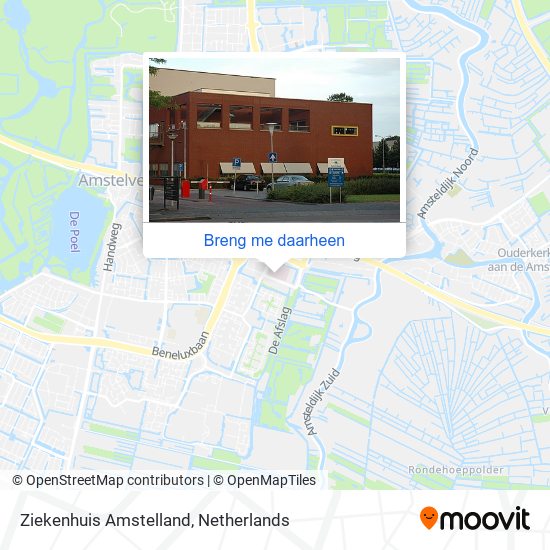 Ziekenhuis Amstelland kaart