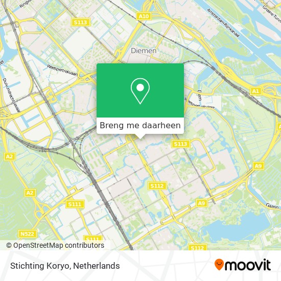 Stichting Koryo kaart