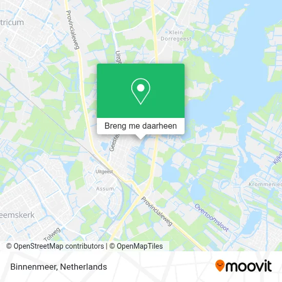Binnenmeer kaart